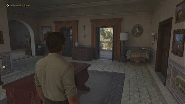 Mafia: The Old Country - Vendetta d'onore, ubicación del periódico Una ola de anarquía en una cómoda de la primera planta de la mansión de Don Torrisi