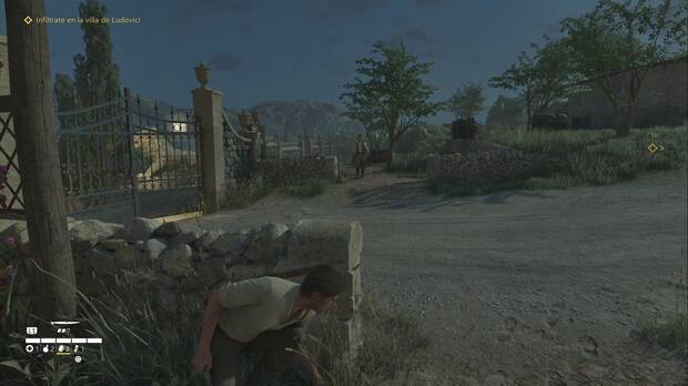 Mafia: The Old Country - Vendetta d'onore, guardia a la izquierda de la entrada principal de la villa