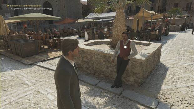 Mafia: The Old Country - La difesa siciliana, confidente del Don en la plaza del mercado