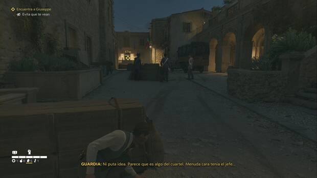 Mafia: The Old Country - La difesa siciliana, guardias fuera del cuartel, en la parte trasera