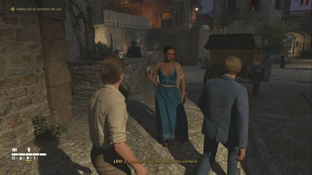 Mafia: The Old Country - Spirito sportivo, Concetta, el contacto de Leo, explica la situación