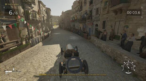 Mafia: The Old Country - Spirito sportivo, Enzo y Cesare en la carrera