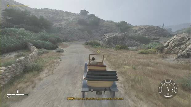 Mafia: The Old Country - Disgrazia, Enzo conduce en dirección a la curtiduría