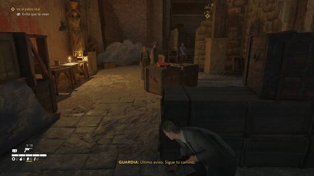 Mafia: The Old Country - La forza del destino, guardie en la zona del backstage donde hay dos actores discutiendo