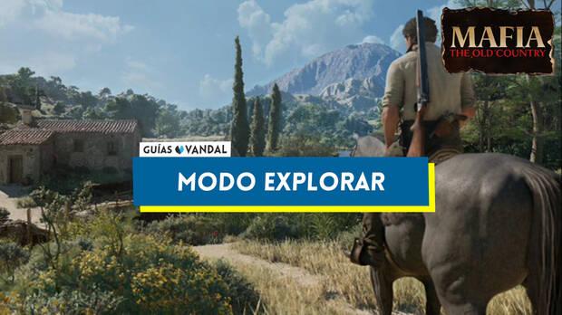 Mafia: The Old Country - Portada del nodo del Modo Explorar