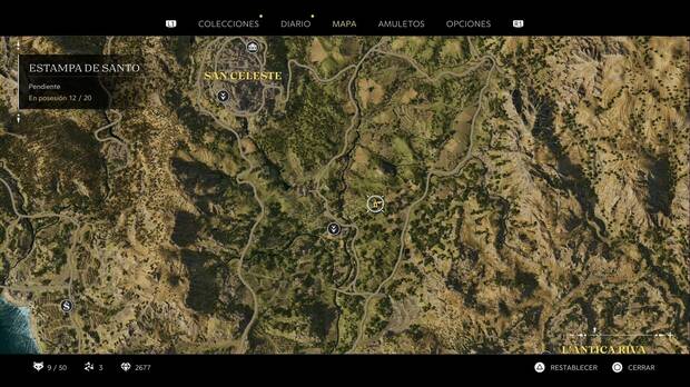Mafia: The Old Country - Estampas de santos en el modo Explorar, ubicación de la ermita de San Celeste