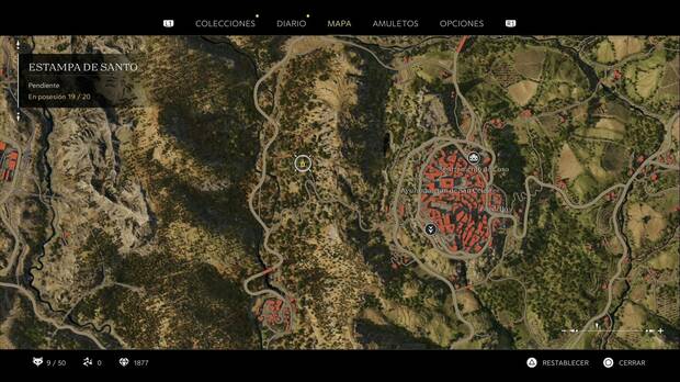 Mafia: The Old Country - Estampas de santos en el modo Explorar, ubicación de la ermita de Sant'Agata