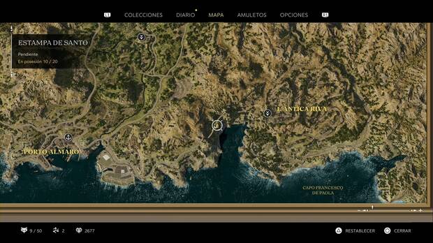 Mafia: The Old Country - Estampas de santos en el modo Explorar, ubicación de la ermita de San Valentino