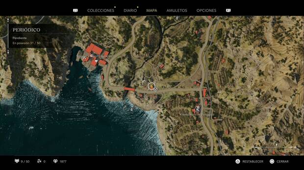 Mafia: The Old Country - Ubicación de los periódicos en el modo Explorar, ubicación de La conquista de la montaña