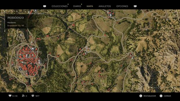 Mafia: The Old Country - Ubicación de los periódicos en el modo Explorar, ubicación de Alegría en el día de todos los santos