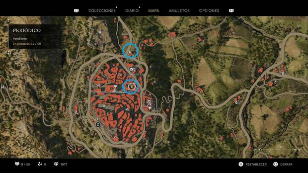 Mafia: The Old Country - Ubicación de los periódicos en el modo Explorar, ubicación de La rueda de la muerte