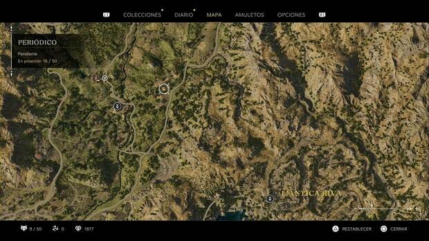 Mafia: The Old Country - Ubicación de los periódicos en el modo Explorar, ubicación de Explorador italiano