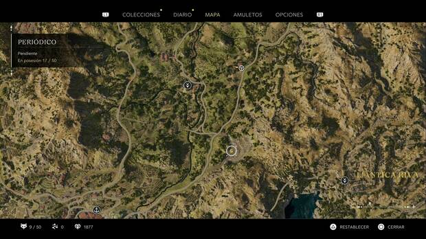 Mafia: The Old Country - Ubicación de los periódicos en el modo Explorar, ubicación de Inundaciones en Sicilia