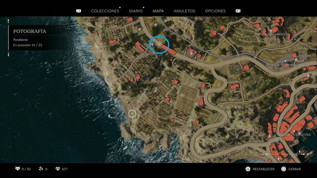 Mafia: The Old Country - Fotografías, ubicación del punto de fotografía Último bastión de las ruinas normandas