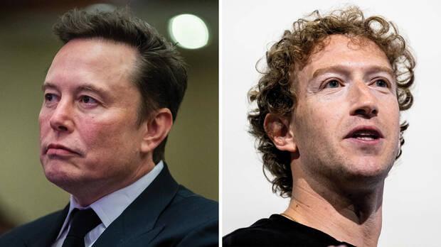 Elon Musk y Mark Zuckerberg