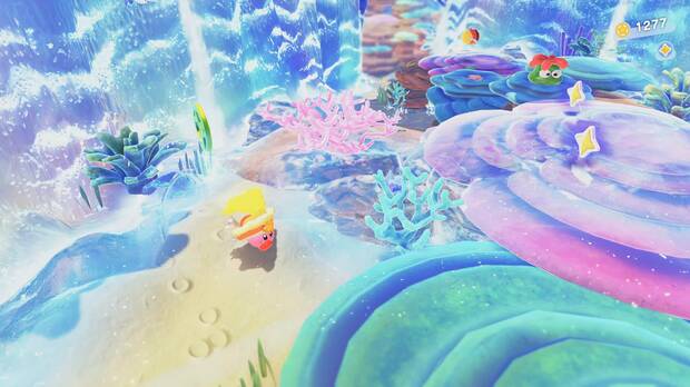 Los nuevos niveles siguen siendo de lo más bonitos, ahora con el mayor detalle y fluidez que permite Nintendo Switch 2.
