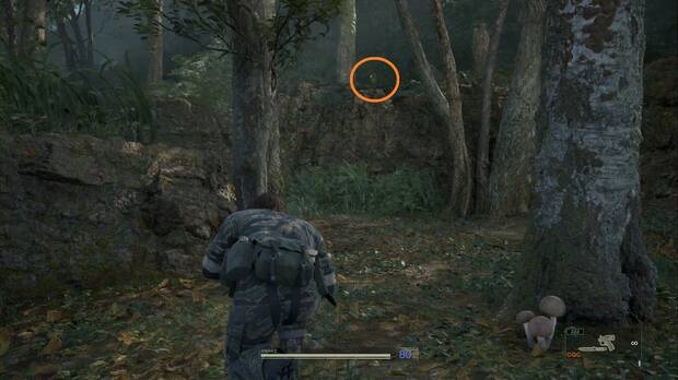 Metal Gear Solid Delta - Misin Virtuosa, ubicacin del GA-KO #4 tras pasar el puente colgante de Dolinovodno