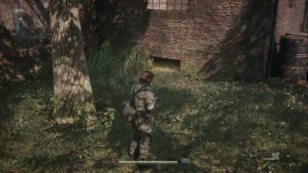 Metal Gear Solid Delta - Misión Virtuosa, subsuelo de las ruinas de Rassvet donde se puede encontrar una rata