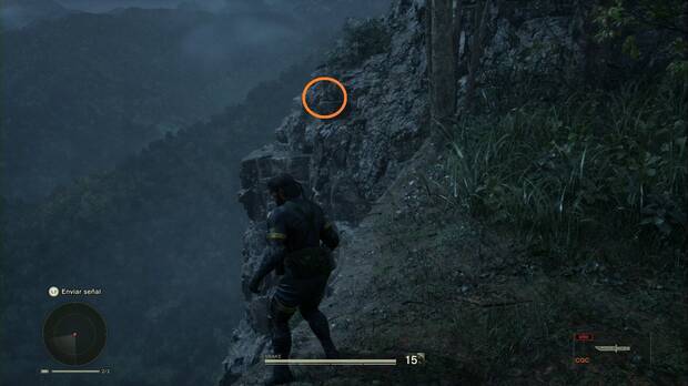 Metal Gear Solid Delta - Dremuchij, ubicacin del GA-KO #9 en el acantilado del Sur de Dremuchij