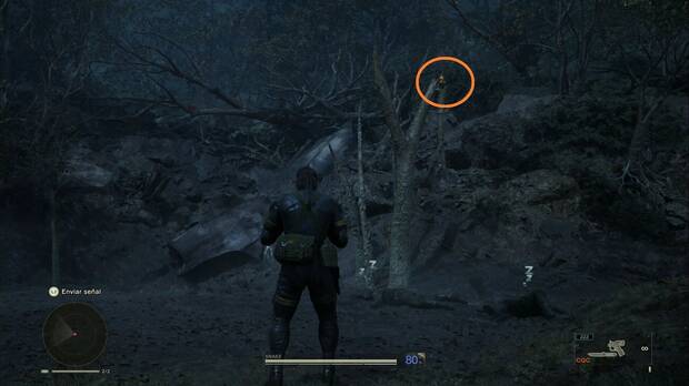 Metal Gear Solid Delta - Dremuchij, ubicacin del GA-KO #7 sobre un rbol, junto al avin estrellado en el Norte de Dremuchij