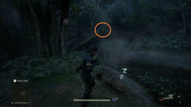 Metal Gear Solid Delta - Dremuchij, ubicacin del GA-KO #8 en el margen este de la Zona pantanosa de Dremuchij