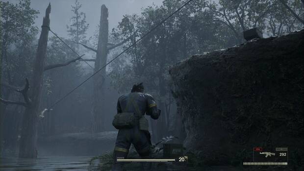 Metal Gear Solid Delta - Chyornyj Prud, zona elevada inaccesible desde la parte sur de Chyornyj Prud