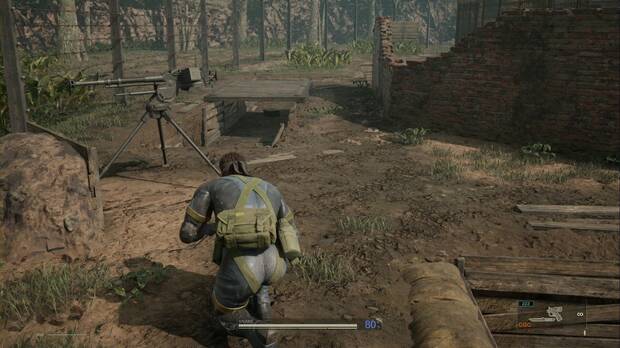 Metal Gear Solid Delta - Bolshaya Past, ubicación de la pintura facial Nieve en la trinchera oeste