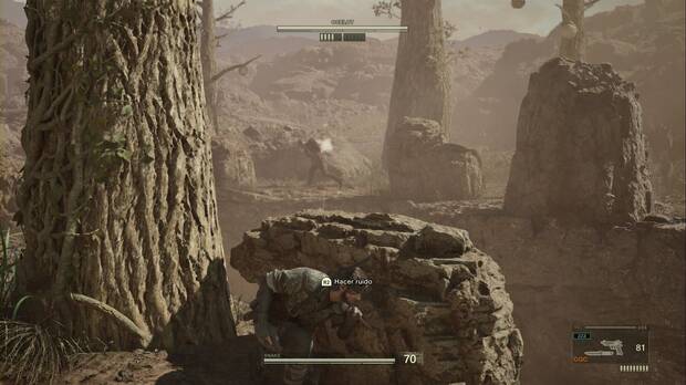 Metal Gear Solid Delta - Jefes: Ocelot, interfaz del combate de Ocelot