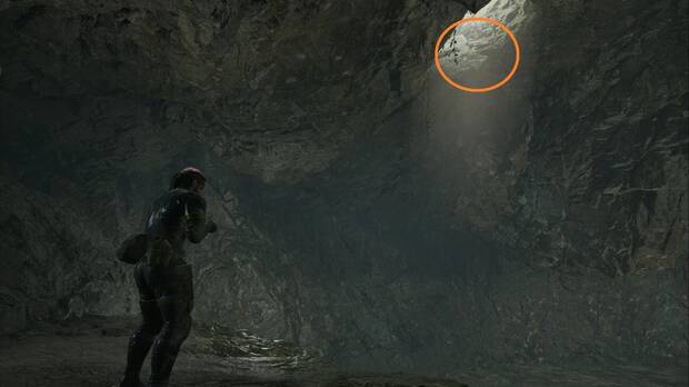 Metal Gear Solid Delta - Chyornaya Peschera, ubicacin del GA-KO #17 en la cueva del combate con The Pain