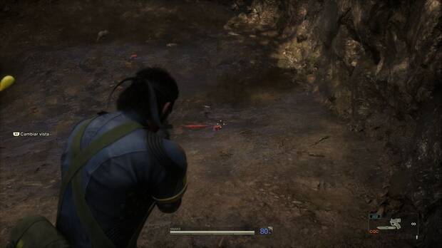 Metal Gear Solid Delta - Chyornaya Peschera, ranas dardo venenosas en la entrada de la cueva