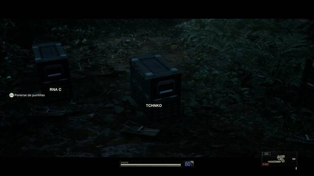 Metal Gear Solid Delta - Graniny Gorki, indicador de la serpiente Tsuchinoko