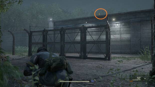 Metal Gear Solid Delta - Graniny Gorki, ubicación del GA-KO #24 sobre el edificio del exterior de Graniny Gorki