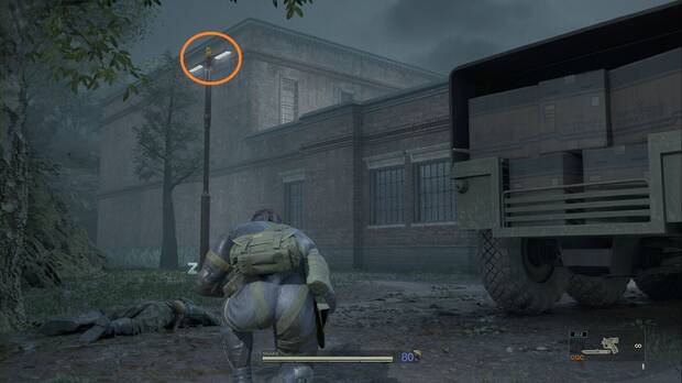 Metal Gear Solid Delta - Graniny Gorki, GA-KO #25 en la pared interior del laboratorio