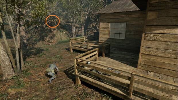 Metal Gear Solid Delta - Svyatogornyj, GA-KO #31 sobre la roca a la izquierda de la cabaa