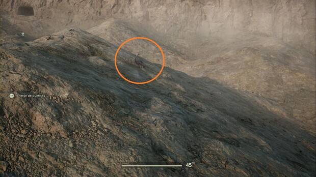 Metal Gear Solid Delta - Krasnogorje, escorpión emperador por las rocas de la base de la montaña de krasnogorje