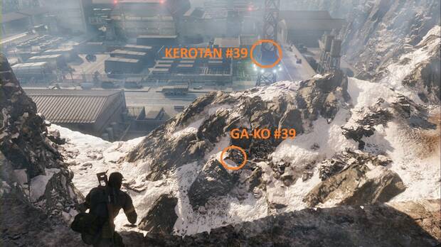 Metal Gear Solid Delta - Krasnogorje, ubicacin del GA-KO #39 y la Kerotan #39 en las ruinas de Krasnogorje sobre Groznyj Grad