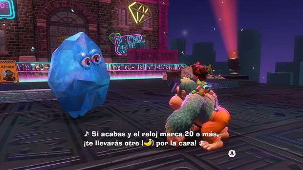 Donkey Kong Bananza - Ubicación del plátano 04 en Estrato del festín