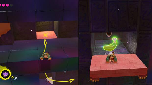 Donkey Kong Bananza - Ubicación del plátano 21 en Estrato del festín