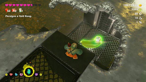 Donkey Kong Bananza - Ubicación del plátano 67 en Estrato del festín