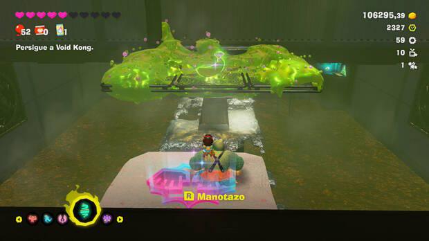 Donkey Kong Bananza - Ubicación del plátano 68 en Estrato del festín