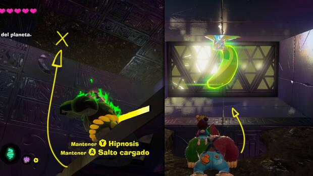 Donkey Kong Bananza - Ubicación del plátano 02 en Estrato prohibido