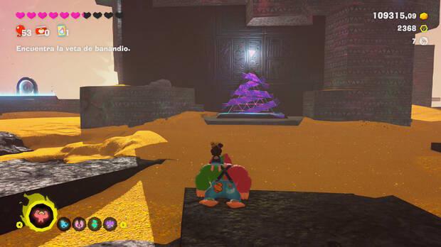 Donkey Kong Bananza - Ubicación del plátano 03 en Estrato prohibido