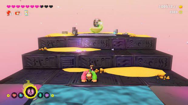 Donkey Kong Bananza - Ubicación del plátano 05 en Estrato prohibido