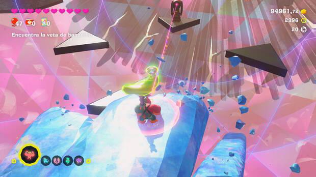 Donkey Kong Bananza - Ubicación del plátano 12 en Estrato prohibido