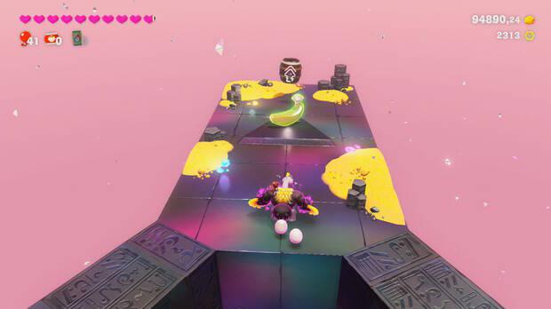 Donkey Kong Bananza - Ubicación del plátano 23 en Estrato prohibido