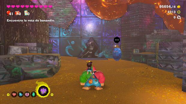 Donkey Kong Bananza - Ubicación del plátano 21 en Estrato prohibido