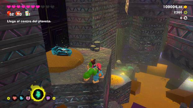 Donkey Kong Bananza - Ubicación del fósil rana (variante) 01 en Estrato prohibido