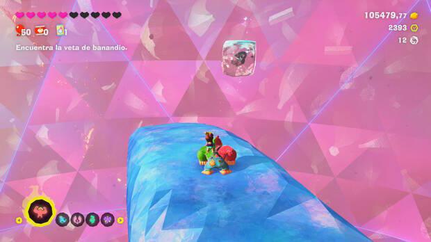 Donkey Kong Bananza - Ubicación del fósil Rana (variante) 13 en Estrato prohibido