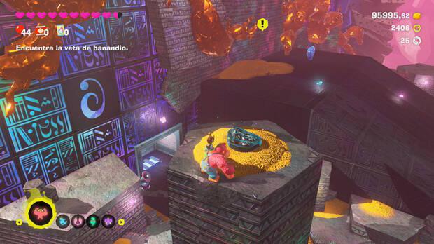 Donkey Kong Bananza - Ubicación del fósil Rana (variante) 26 en Estrato prohibido