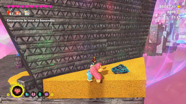 Donkey Kong Bananza - Ubicación del fósil Rana (variante) 24 en Estrato prohibido